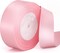 Pink Satin Ribbon 1 1/2 Inch Pink Ribbon 50 Yards Polyester Fabric Ribbon